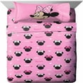 thumbnail image 2 of Disney Minnie Mouse Personnage Réversible Ensemble de Lit Jumeau 4 Pcs, 2 of 9