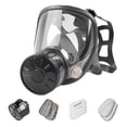 thumbnail image 1 of Full Face Gas Mask, Gas Mask Nuclear And Chemical, With 40mm Activated Carbon Filter, Reusable, 1 of 5