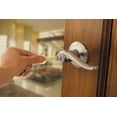 thumbnail image 4 of Kwikset Smartkey Tustin Entry Leverset Satin Nickel, 4 of 7
