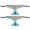Raw/Light Blue, variant on Tensor Regular Aluminum Scil Mirror Skateboard Trucks Raw/Black Fade - Hanger 5.25" Axle 8" (Set of 2)