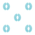 thumbnail image 2 of Eigraketly Funda para cuchillo de patinaje, buena elasticidad, vellosidades largas, no es fácil de desactualizar, tela de microfibra, funda cómoda, Wathet Type2 NO2 Eigraketly CBP288876, 2 of 6