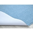 thumbnail image 4 of Garland Rug Gramercy Washable Bath Rug Set, 3 Piece (20"x34", Contour Rug, & Toilet Lid) Basin Blue, 4 of 7