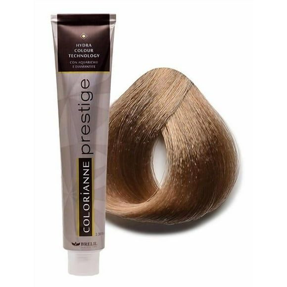 Brelil Colorianne Prestige Permanent Cream Hair Color 100 ml | Rich Coverage, Long-Lasting, Made in Italy - 9.2H