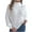 White, variant on Wancir Women's Turtleneck Sweater Chunky Long Sleeve Knitted Pullover High Low Hem Trendy 2024 Fall Winter Basic Jumper Top