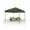 Green, variant on Geetinfly 10x10Ft Folding Canopy Tent,Pop Up Canopy with 3 Adjustable Height,Portable Outdoor Shade Patio Shelter Instant Shelter Tent,for Patio Deck Garden Beach,Brown