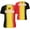 3X-Large, variant on Belgium Flag Gradation T-Shirt Sports Jerseys for Running Soccer Tennis Fitness