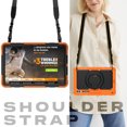 thumbnail image 7 of Case for Samsung Galaxy Tab S10 Ultra 2024/ S9 Ultra/ S8 Ultra 14.6 inch, 360 Rotating Stand Handle Pencil Holder Shoulder Strap Heavy Duty Shockproof Cover, Orange, 7 of 7