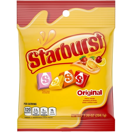 Starburst Original Fruit Chews Gummy Candy - 7.2 oz Bag