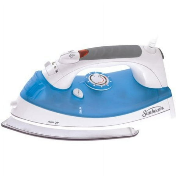 Sunbeam GCSBBV-212-00A Simple Press Iron, White & Blue
