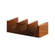 thumbnail image 1 of Soporte de madera para tacos, platos para tacos, soporte divisor, soporte para servir tacos, sushi de madera Triple, 1 of 9