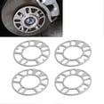 thumbnail image 1 of 4Pcs Aluminum Wheel Spacers Shims Plate Auto Wheel Spacers 5mm Stud for 4X100 4X1143 5X100 5X108 5X1143 5X120, 1 of 5