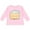 AD-Pink, variant on Inktastic Cute Smiling Cake with Confetti Sprinkles Boys or Girls Long Sleeve Toddler T-Shirt