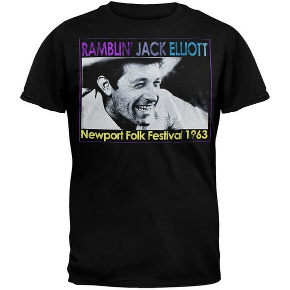Ramblin' Jack Elliot Men's Talkin' Premium Short Sleeve T Shirt
