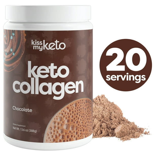 Kiss My Keto Collagen Powder — Chocolate Sugar Free, Low