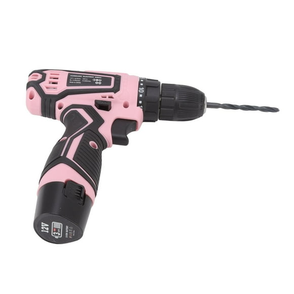 12V Compact Drill Set With 25+1 , 20N.m Output Torsion Cordless Power Drill With 1500MAH Lithium Battery For Wood Bricks Metal