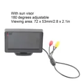 thumbnail image 2 of High Quality 4.3inch LCD Rearview Camera Monitor For Car Waterproof Black New, 2 of 5