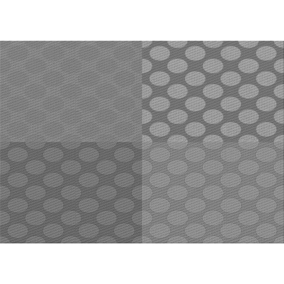 Ahgly Company Indoor Rectangle Patterned Dim Gray Area Rugs, 5' x 8'