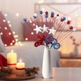 thumbnail image 2 of 4th of July Patriotic Star Branches, Red White Blue Floral Picks for Independence Day Centerpieces, Vase Arrangements and Mantel Decor,July 4th Decorations, 2 of 6