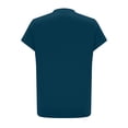 thumbnail image 6 of Enjoytime Summer Tops for Women Round Neck Pleated Short Sleeve T-Shirt Trendy Business Casual Work Shirts, 6 of 7