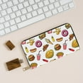 thumbnail image 6 of Leather Thin Slim Wallets for Women Men - Cute Food Ketchup Potato Chips Clutch Card Wallet for Women Men with Zipper, 6 of 7