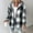 Z-299Black, variant on FAOWME Women's Hooded Coat Plaid Print Long Sleeve Button Drawstring Plush Lined Warmth Slim Fit Jacket For Casual Daily Wear,Black,L