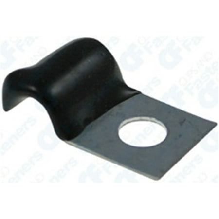 

25 Half Clamps 3/16 Galvanized Vinyl Coated