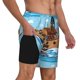thumbnail image 2 of Fotbe Animals on Noah's Ark Traje de Baño para Hombre – Shorts de Natación de Secado Rápido con Forro y Bolsillos-3X-Large, 2 of 6