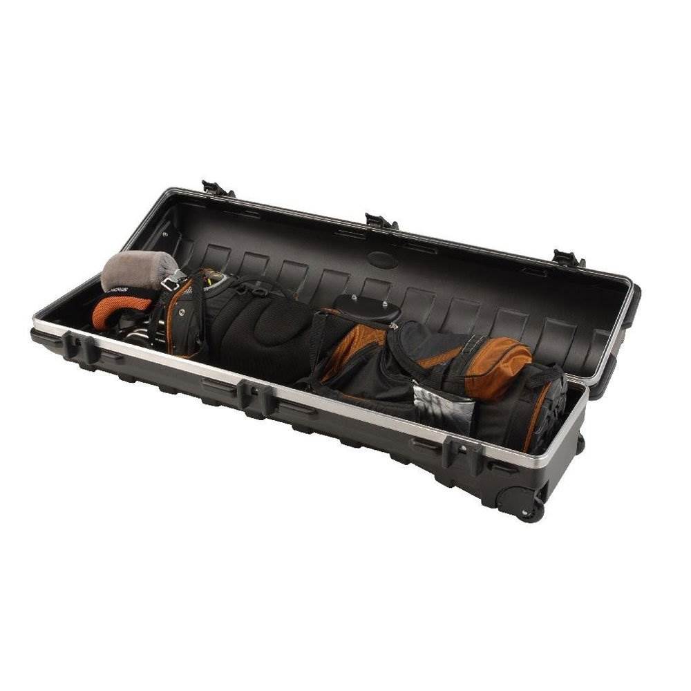 SKB Cases ATA Deluxe Hard Plastic 49” Golf Bag Storage Travel Case, 2 Pack
