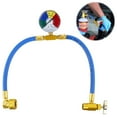 thumbnail image 3 of Tuyau de Charge de Réfrigérant Métal AC Tuyau Kit avec 1/2 Acm Jauge de Pression de Filetage Robuste Climatiseur de Voiture Re Tuyau pour Climatiseur de Voiture à Domicile (Bleu), 3 of 11