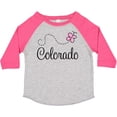 thumbnail image 3 of Inktastic Butterfly Colorado Girls Toddler T-Shirt, 3 of 5