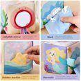 thumbnail image 5 of Baby Tissue Box Toy for Babies 6-12 Months - Montessori Sensory Busy Cube Toys with 3 Textured Balls & 12 Silky Scarves - Ideal Gift for Toddler Girls Ages 6 12 18 Months (Mermaid Theme), 5 of 9