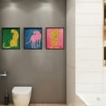 thumbnail image 4 of 6Pcs Chemical Fiber Oil Canvas Hanging Painting Home Wall Decoration Rectangle Leopard, 4 of 6