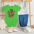 thumbnail image 3 of Cute Niece Aunt BFF Best Auntie Ever Romper Boys or Girls Infant Baby Brisco Brands NB, 3 of 6