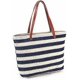 thumbnail image 1 of Stripe and Stitchwork Straw Tote Beach Bag with Zipper, Perfect for Beach Travel Shopping Picnic, 1 of 4