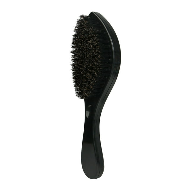 Fiudx Cepillo para Barba, Herramienta de Cerdas Suaves, Cepillo de Uñas Reforzado con Jabalí, Peinado Facial, Uso Doméstico En Viajes, Cuidado Diario Masculino, Diseño Que Realza Las Ondas.