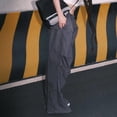 thumbnail image 4 of safuny Women's Cargo Sweatpants Jogger Cuff Pants Fall Trendy Solid Retro Relaxed Casual Daily Mid Rise Girls Trousers Gray M, 4 of 9
