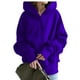 thumbnail image 4 of Puntoco Sudadera con capucha de color sólido para mujer Sudaderas de manga larga con cremallera Abrigo largo Tops con bolsillos Liquidación Puntoco Puntoco-4690, 4 of 7