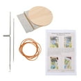 thumbnail image 3 of LNGOOR Mini Loom Weaving Loops Knitting Kit Braiding Hair Machine Child, 3 of 8