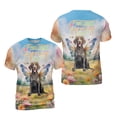 thumbnail image 3 of Welcome Spring Fairy German Shorthaired Pointer in Flower Meadow All Over Print 3D Shirt Unisex Merch GSP Lover Dog Gift - 13002, 3 of 6