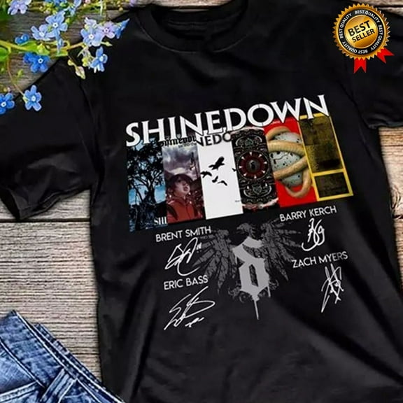 New Rare Shinedown! Band Gift For Fans Black S-5XL T-Shirt Men Women