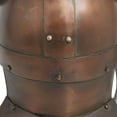 thumbnail image 5 of 20" Copper Metal Replica Medieval Viking Helmet with Black Wood Stand, by DecMode, 5 of 11