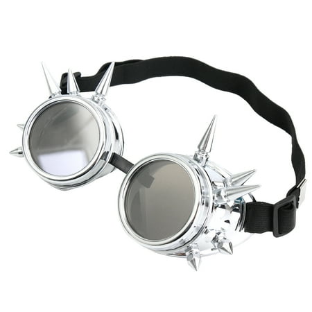 - Cosplay Goggles - Goth Antique Punk Style Gothic Glasses Cyber Spiked Steampunk Goggles BEST for Goggles