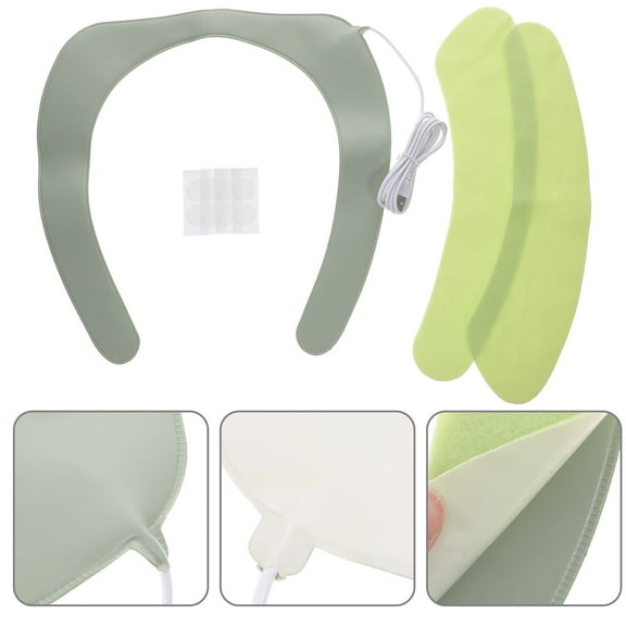 USHOBE Heated Toilet Seat Heating Toilet Seats Cushion 1Set 13.4X12.6In