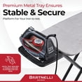 thumbnail image 6 of Bartnelli Extreme Stability Ironing Board 43x13" Height Adjustable, Upgraded Heavy-Duty Metal Frame & Iron Rest, 6 of 7