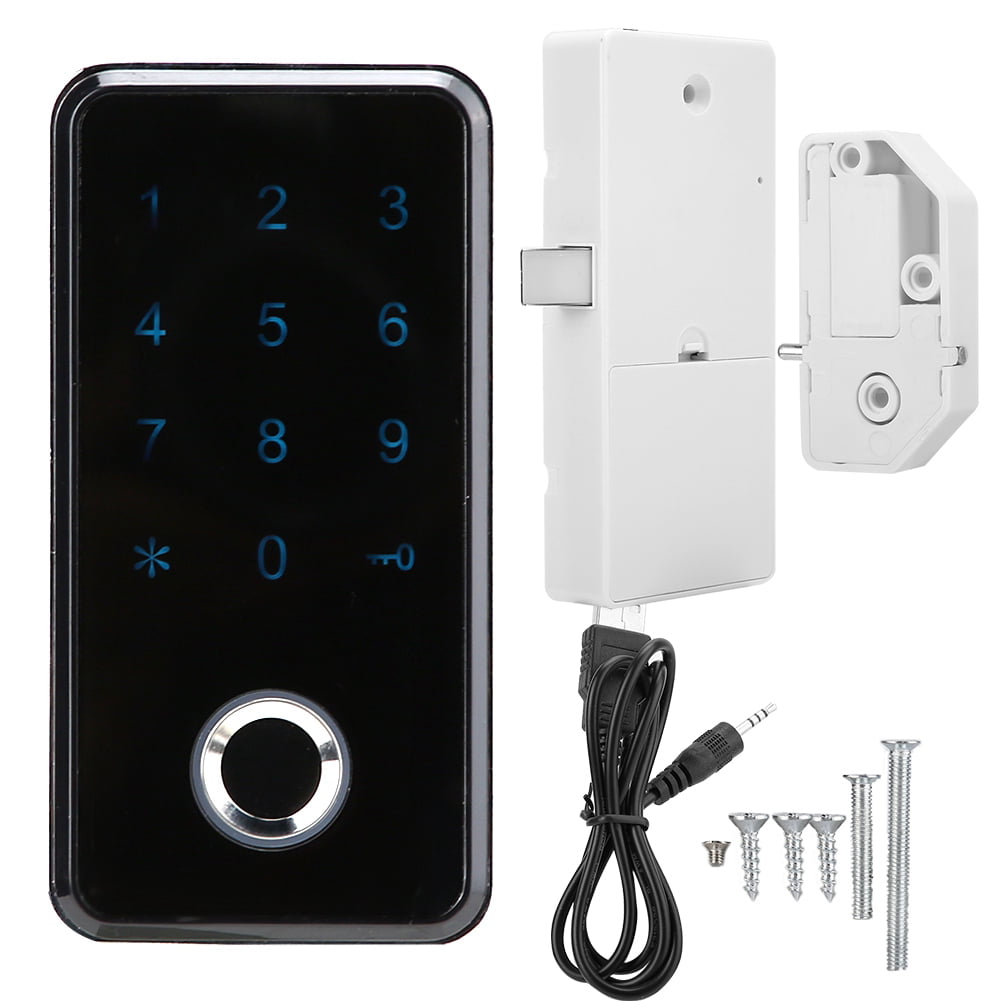 Digital Password Electronic Lock 1# Smart Keyless Fingerprint Digital Password Electronic Lock for Cabinet File Locker 