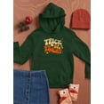 thumbnail image 3 of Trick Or Treat Retro Candycorn Hoodie Juniors -Image by Shutterstock,  Medium, 3 of 4
