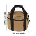 thumbnail image 3 of Outdoor Camping Cookware Storage Bag Picnic Cooking Pot Set Carry Bag Portable Camping Kitchen Storage Bag for Camping Hiking Picnic BBQ Outdoor Cooking Equipment Organizer, 3 of 7