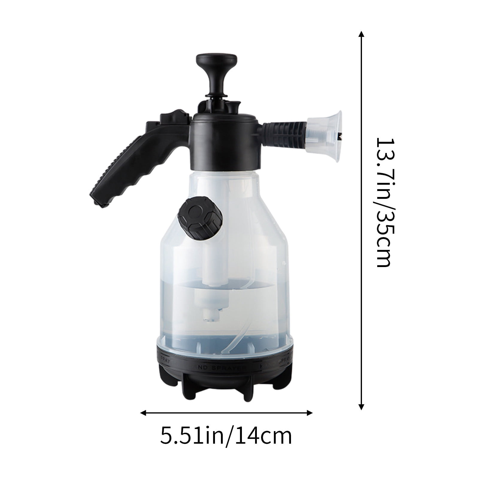 Dvumao Cleaning Supplies, Car Wash Foam Sprayer Manual Air Pressure Sprayer Car Home Dualuse Pressurized Car Wash Watering High-pressure Sprinkler Sprayer, Mom Gifts