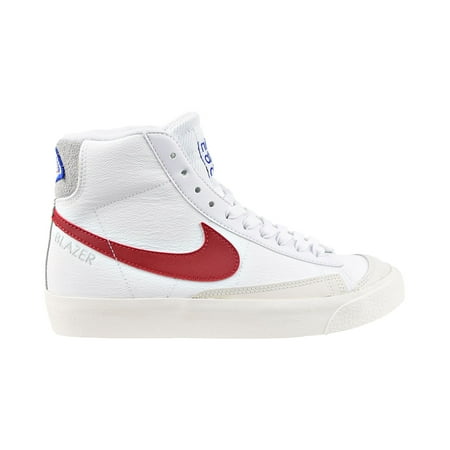 Nike Blazer Mid '77 SE (GS) Big Kids' Shoes White-Gym Red-Light Smoke Grey dh9700-100
