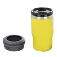 thumbnail image 2 of Soporte aislante para botellas de 14 oz, enfriador de latas aislado de acero inoxidable 304 para bebidas al aire libre en el automóvil, color amarillo, 2 of 13